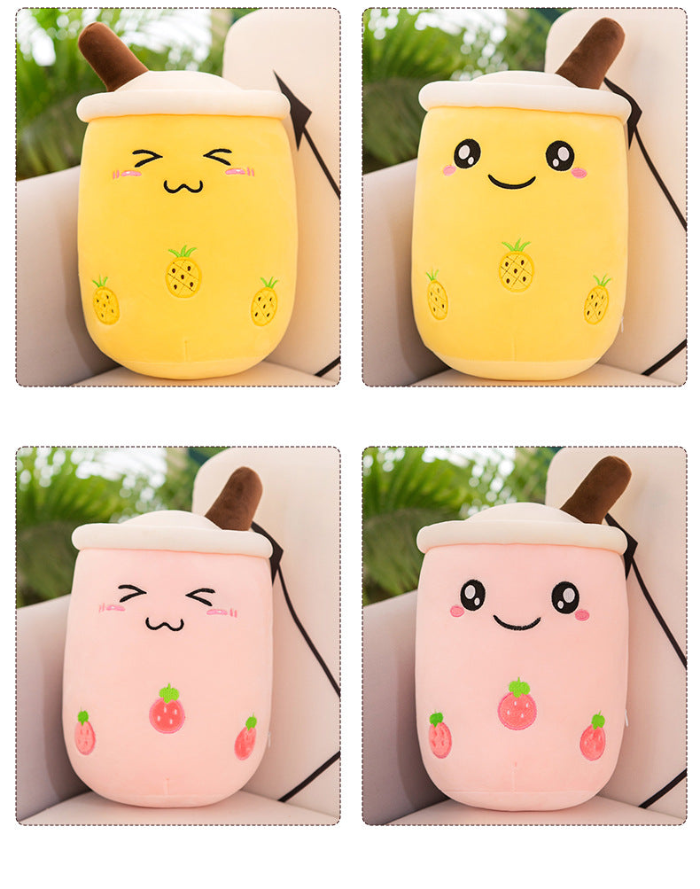 Fruit Milk Tea Cup Boba Plush
