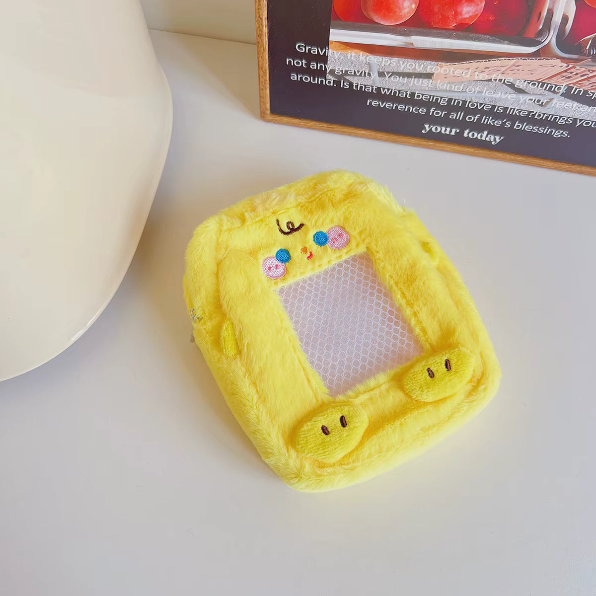 Custom Make Stuffed Animals Kawaii Card Holder Plush Tablet Cases Coin Purse