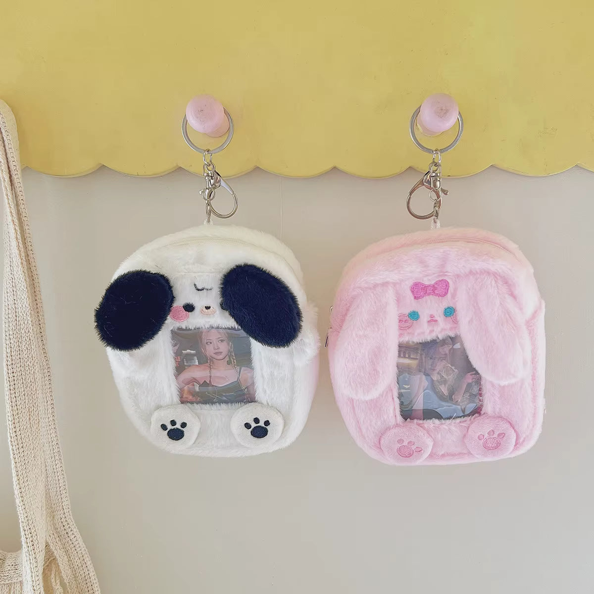 Custom Make Stuffed Animals Kawaii Card Holder Plush Tablet Cases Coin Purse