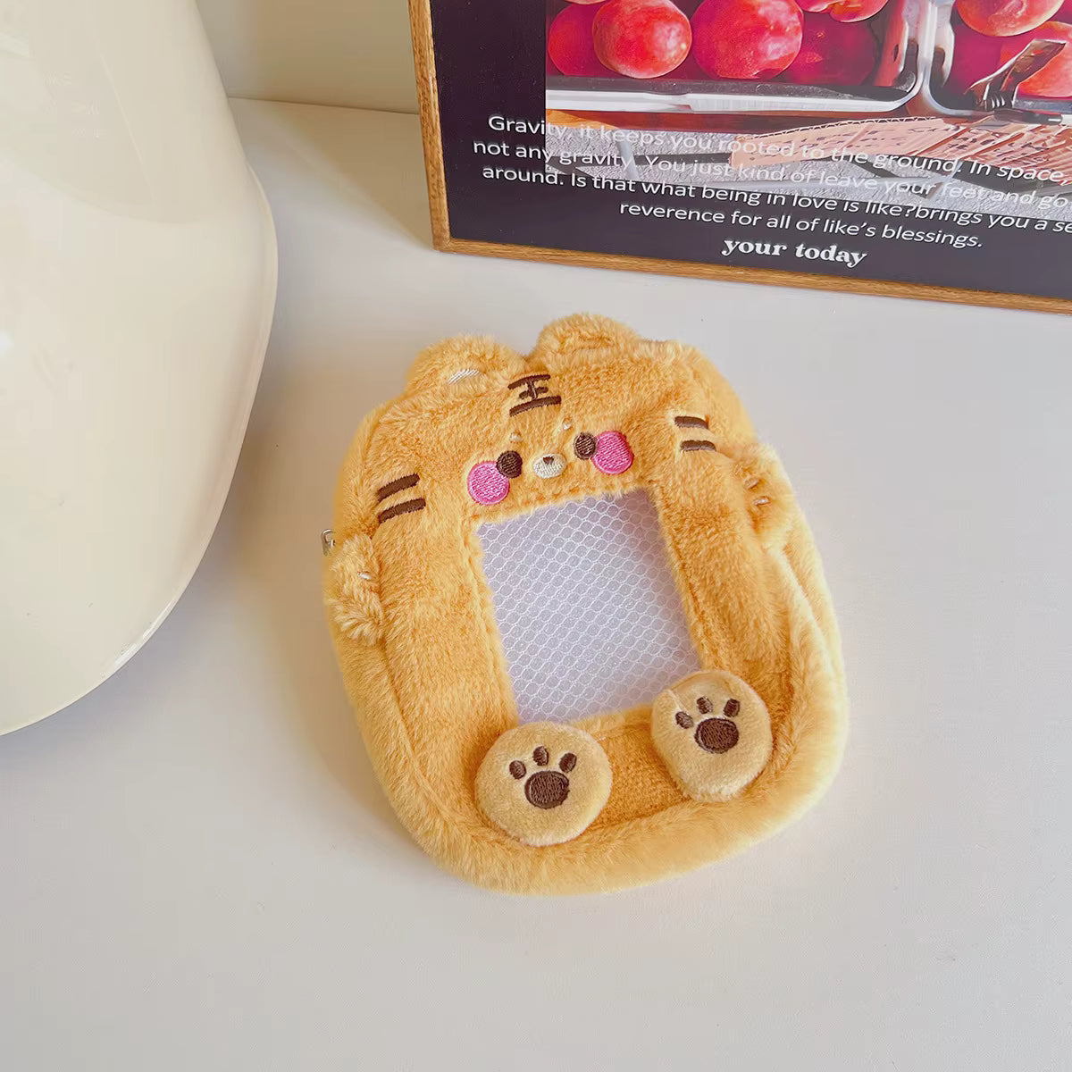 Custom Make Stuffed Animals Kawaii Card Holder Plush Tablet Cases Coin Purse