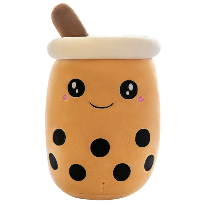 Emulated Fruit Milk Tea Cup Boba Plush