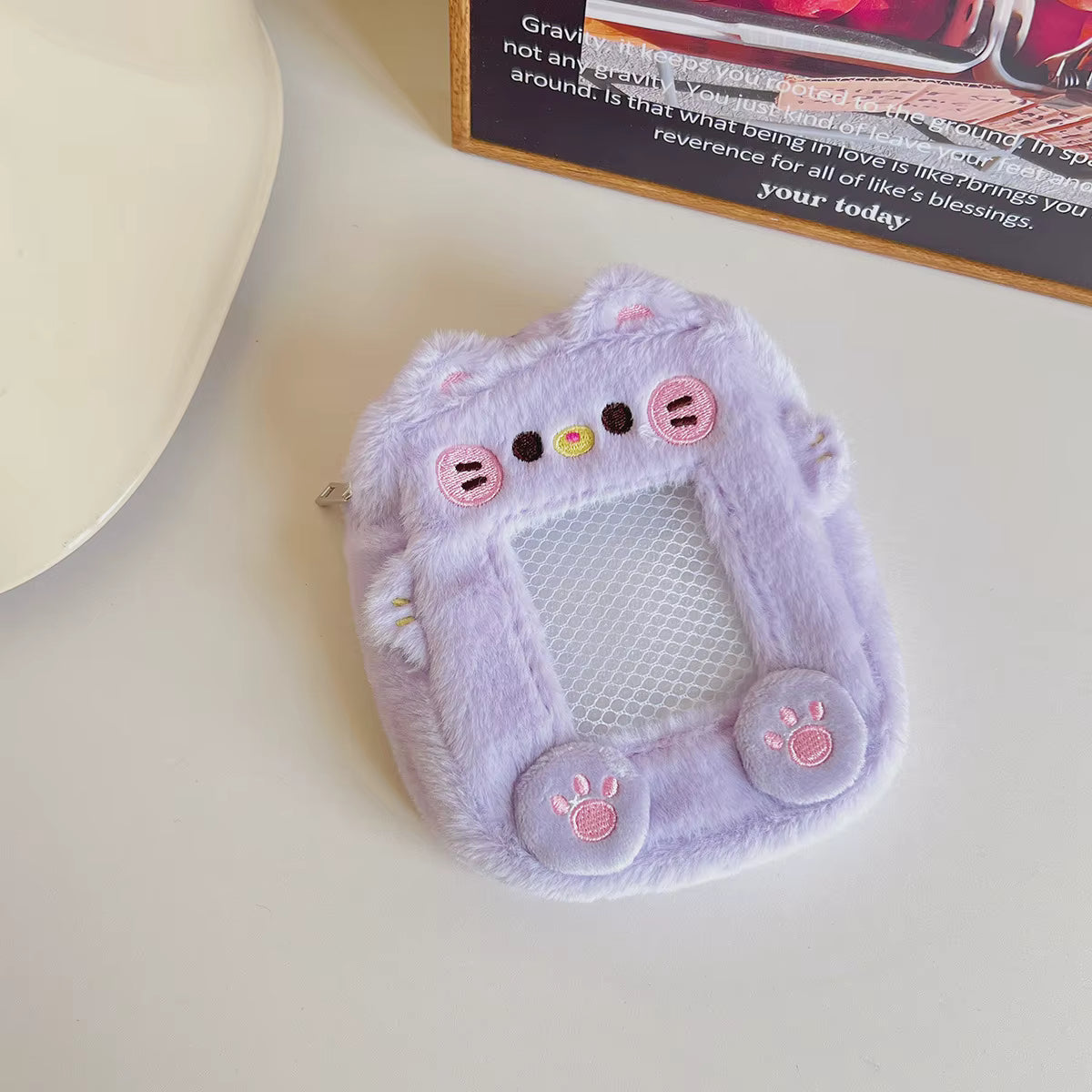 Custom Make Stuffed Animals Kawaii Card Holder Plush Tablet Cases Coin Purse